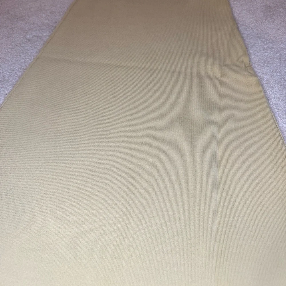 NWT WeWoreWhat Viscose Nylon Halter Neck Midi Dress in Tan Size S - Picture 10 of 11